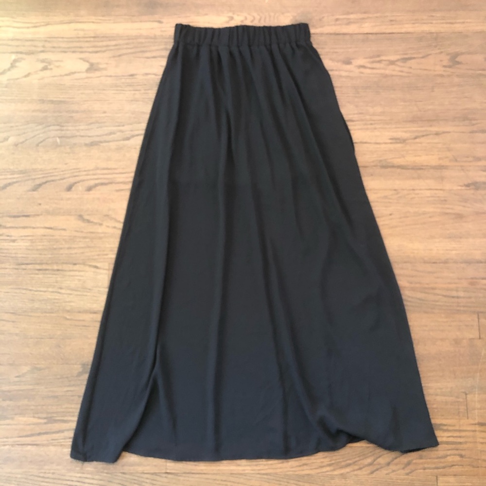 Black Maxi Skirt. Size Small.